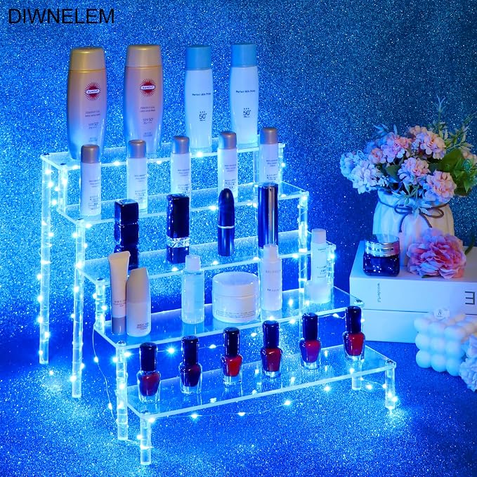 DIWNELEM 5 Tier Acrylic Risers - Image 4
