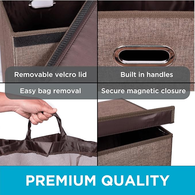 BIRDROCK HOME Single Laundry Hamper - Image 6