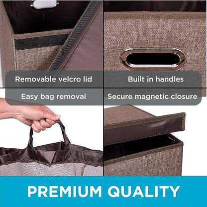 BIRDROCK HOME Single Laundry Hamper - Image 6