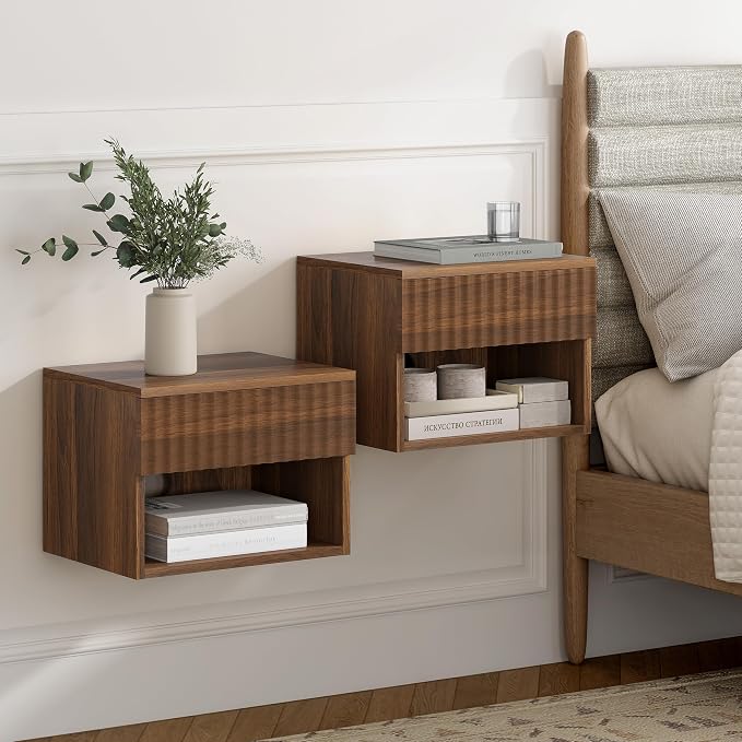 EYYTHUNG Floating Nightstand Set of 2 by EYYTHUNG