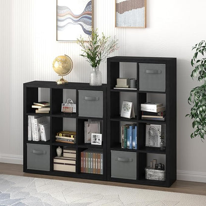 Bookshelf Cube Storage Organizer, 8-Cube Shelf Bookcase - Image 2