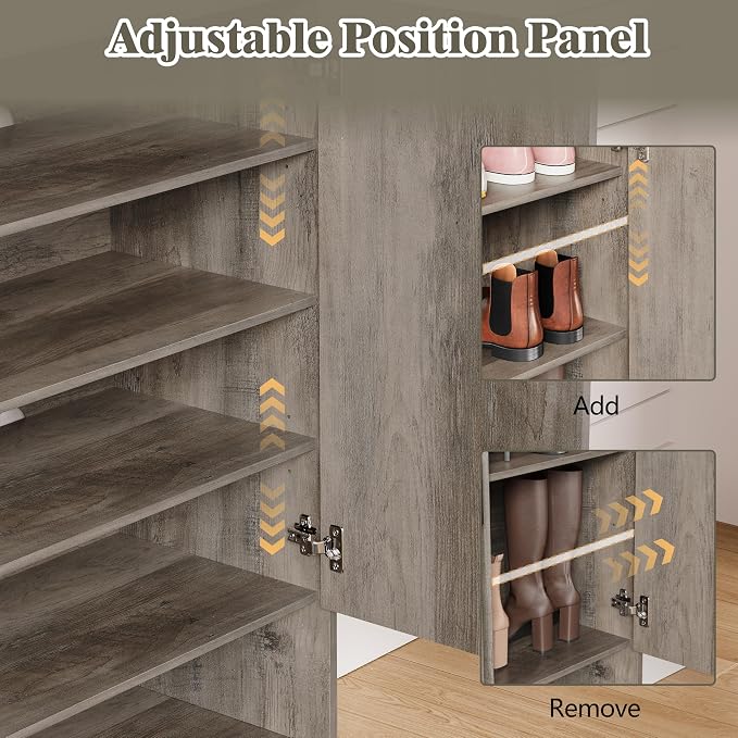 Shoe Cabinet Storage for Entryway - Image 4