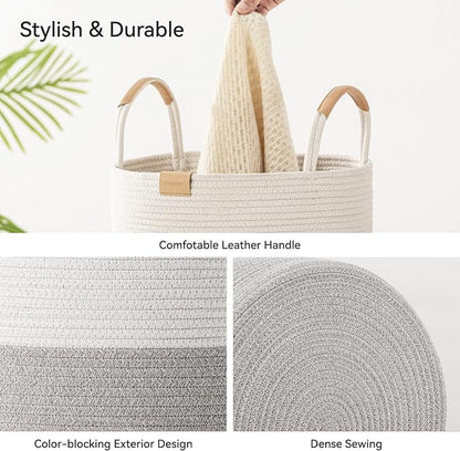62L Striped Laundry Hamper - Image 6