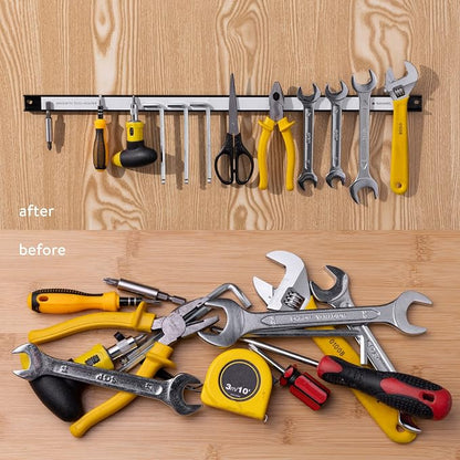 Navaris Set of 3 Magnetic Tool Holder Rack - Image 2
