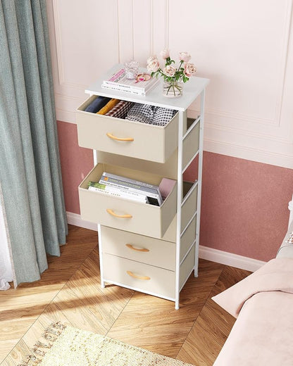 Tall 6-Drawer Fabric Dresser Tower - Image 4