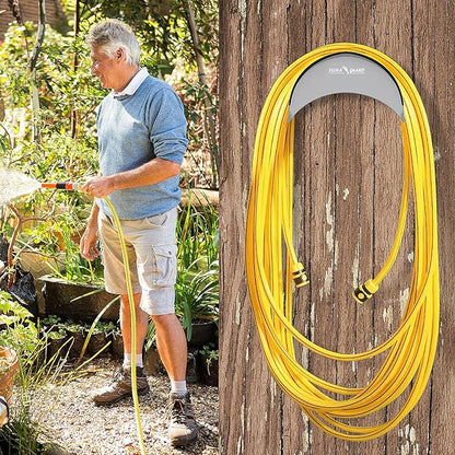 FLORA GUARD Garden Hose Holder, Heavy-Duty Hose Hanger, Holds Up to 125 ft - Image 6