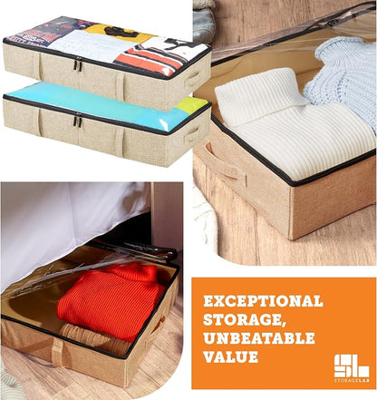 storageLAB Under Bed Storage Containers, Closet Organizers - Image 3
