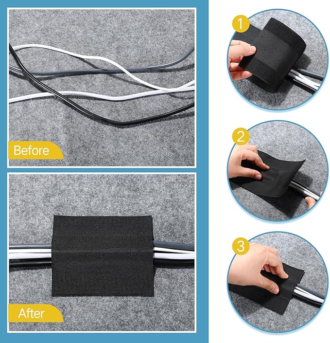 WILLBOND Carpet Cord Cover Cable Protector Floor Cover Cable Protector - Image 3