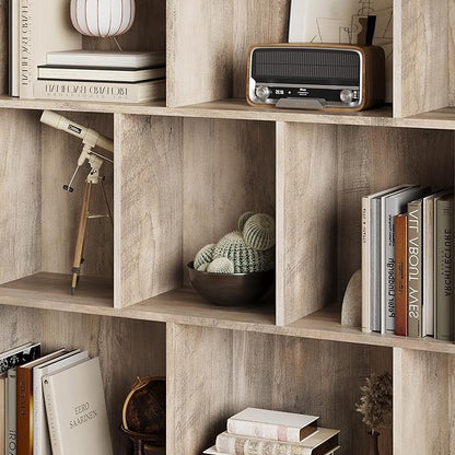 Book Shelf with 10-Cube, 43” Wide Bookshelf with Anti-Tip Device, 38” Tall Open - Image 6
