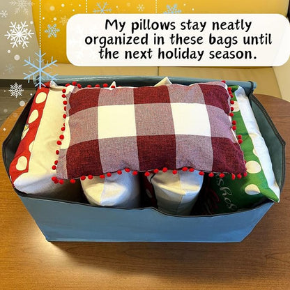 VENO 4 Pack Moving Bags and Large Christmas Decoration Storage Bins - Image 2