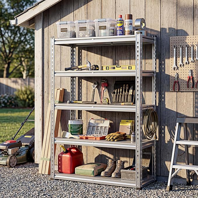 Romorgniz Plant Shelf, Waterproof & Rustproof Metal Shelving - Image 4