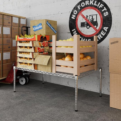 24" Deep x 42" Wide x 14" Height Wire Shelving Kit | 1-Tier | NSF Commercial - Image 5