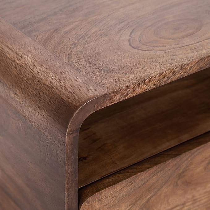 Kate and Laurel Kato Modern Wood Floating Side Table - Image 6