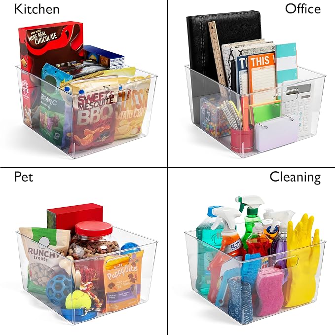 ClearSpace XL Clear Plastic Storage Bins - Image 5
