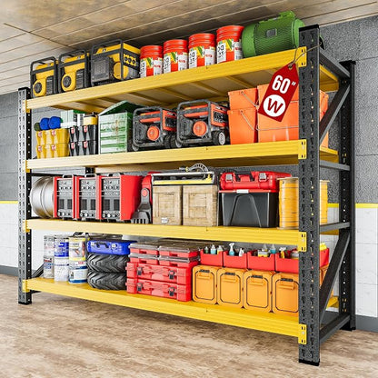 5000LBS Heavy Duty Garage Shelving Units, Large Storage Rack, Steel Shelf by SISESOL