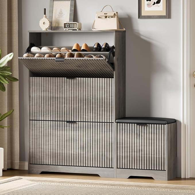 Xixini Shoe Storage Cabinet for Entryway by Xixini