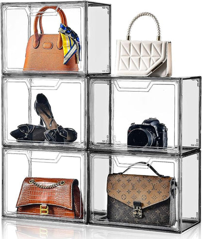 Purse Organizer for Closet, Purse Storage Box by Stebopum