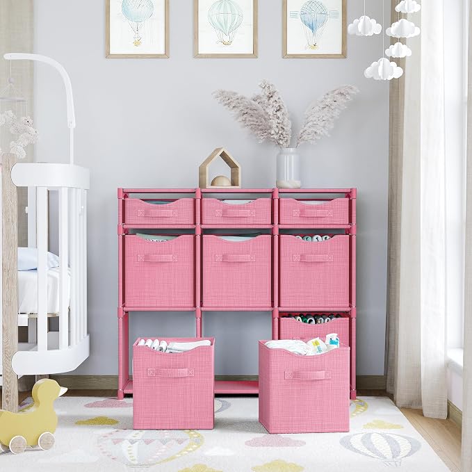 9 Cube Closet Organizers And Storage | Includes All Storage Cube Bins | Easy To - Image 6