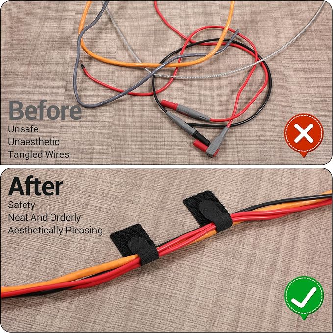 80 Pack Reusable Cable Ties - Image 6