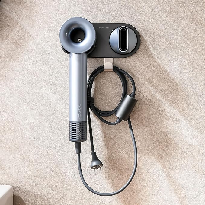 simpletome Hair Dryer Holder Wall Mount - Image 8