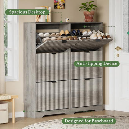 Xixini Shoe Storage Cabinet for Entryway - Image 4