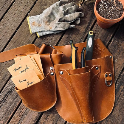 Leather Garden Tool Belt - Image 2