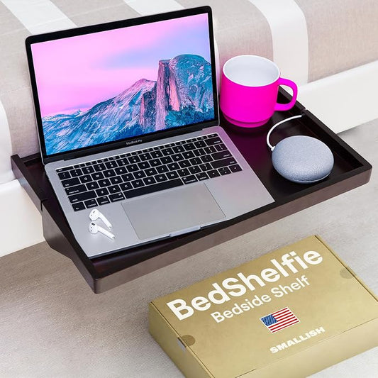 BedShelfie Bedside Shelf for Dorm Room Bunk Bed & Top Bunk, College Dorm Room by BedShelfie