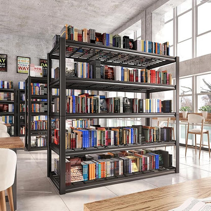 REIBII 48.2''W Garage Shelving Heavy Duty Metal Shelving 3000LBS Storage - Image 7