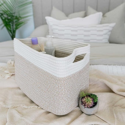 OrganiHaus Set of 3 Woven Storage Baskets - Image 8