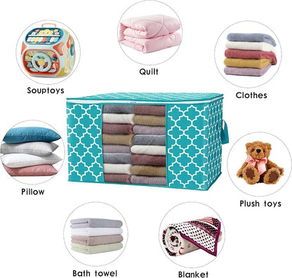 WISELIFE Storage Bags 100L Large Blanket Clothes Organization and Storage - Image 8