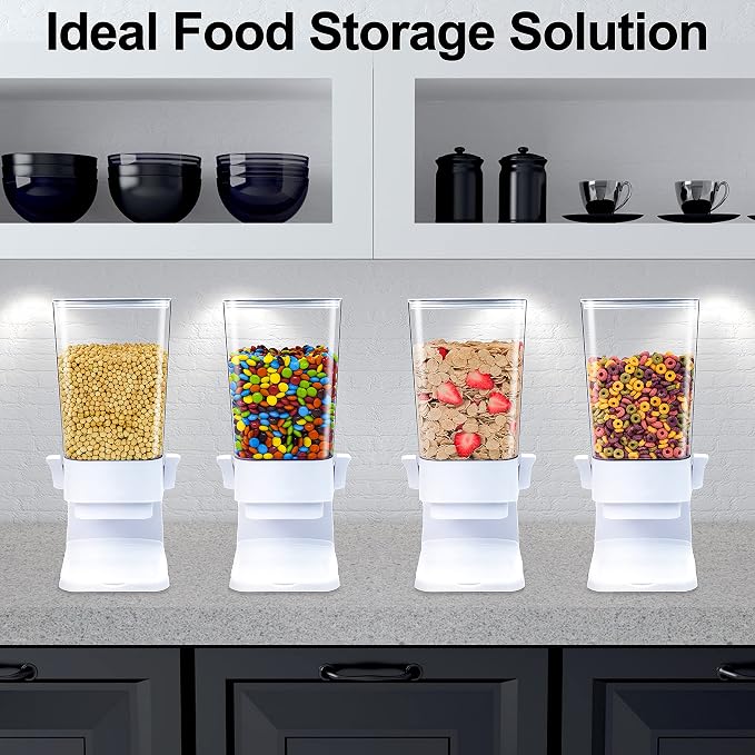 Cereal Dispenser Countertop 2Pc, Cereal Containers Storage, 5L Organization and - Image 6