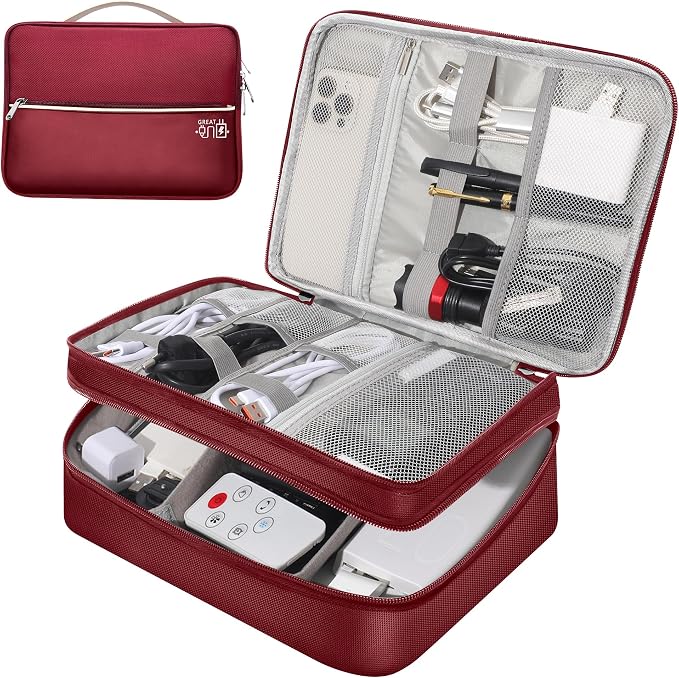 CILLA Electronic Organizer Travel Case, Travel Cord Organizer Case Portable by CILLA
