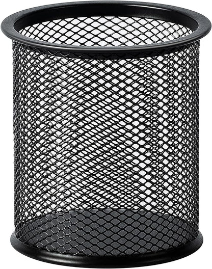 Amazon Basics Wire Mesh Pen Cup, Office Caddy Storage, ‎3.7" x 3.3" by AmazonBasics