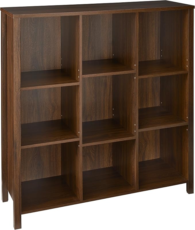 ClosetMaid 16057 Premium Adjustable 9-Cube Organizer, Dark Chestnut by Unknown