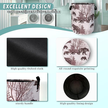Forest Bear Laundry Hamper - Image 3