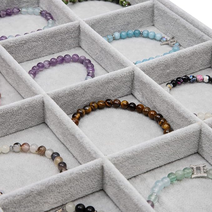 Juvale Velvet Stackable Jewelry Organizer Tray - Image 5