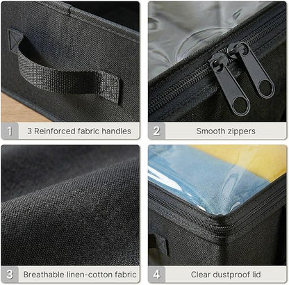 TidyCorner 2-Pack Under Bed Storage Containers, 4.5 Inches Tall Low Profile - Image 4