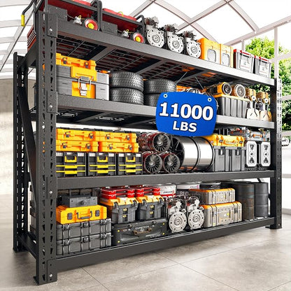 Bepatio 11000LBS Garage Shelving Heavy Duty, Industrial Shelving by Bepatio