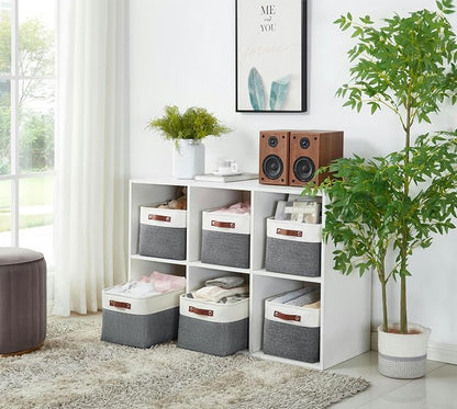 DECOMOMO Storage Bins, Extra Large Fabric Storage Baskets - Image 7
