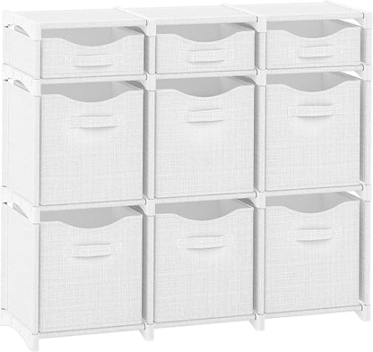 9 Cube Closet Organizers And Storage | Includes All Storage Cube Bins | Easy To by Neaterize