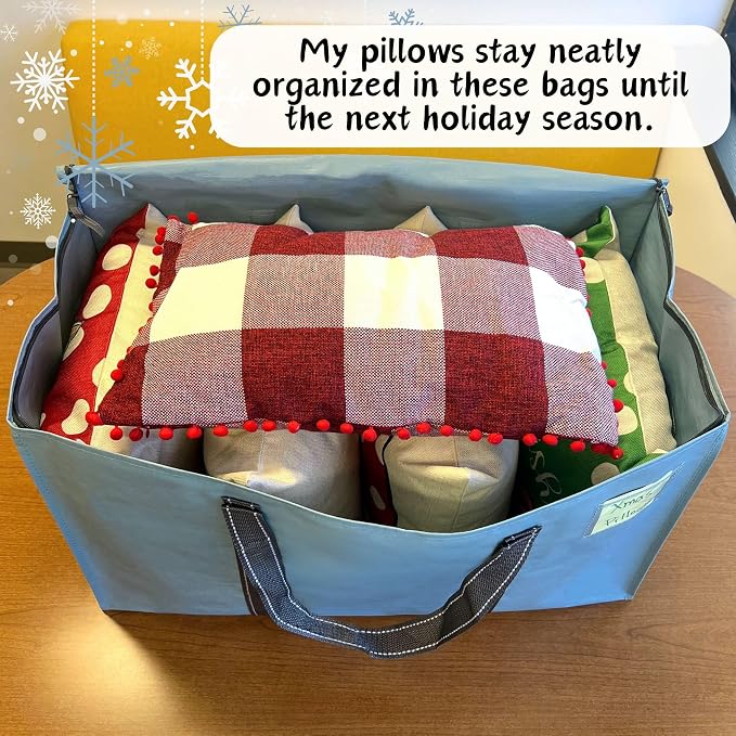 VENO 10 Pack Moving Bags and Large Christmas Storage Bins - Image 2