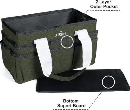 JJRING Craft Organizer Tote Bag, Art Storage Caddy - Image 3