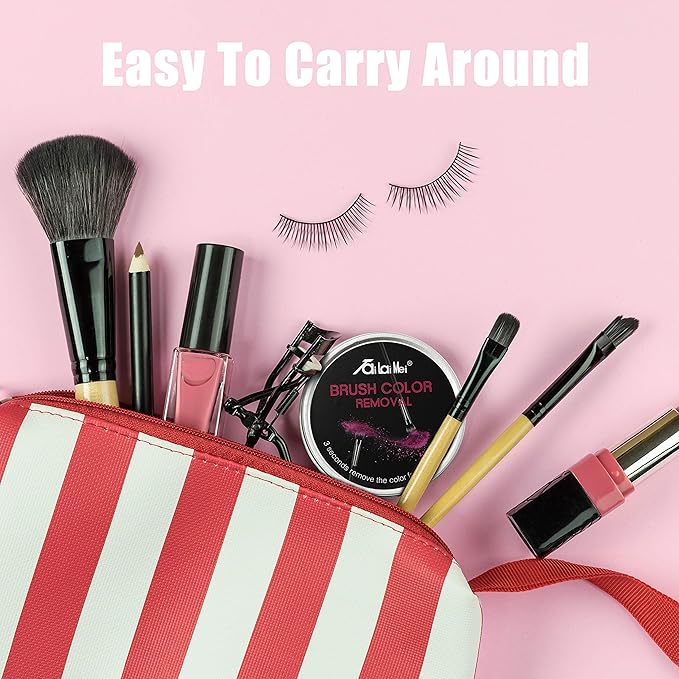 TailaiMei 4 Pack Color Removal Cleaner Sponge, Quickly & Easily Clean Makeup - Image 4
