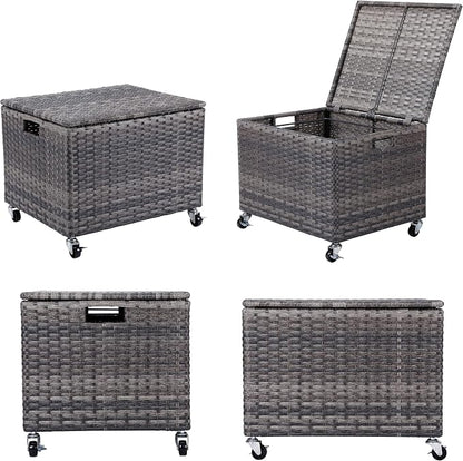 BIRDROCK HOME Rolling File Box - Image 9