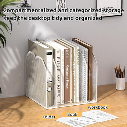 White 5-Section File Folder Organizer - Image 7