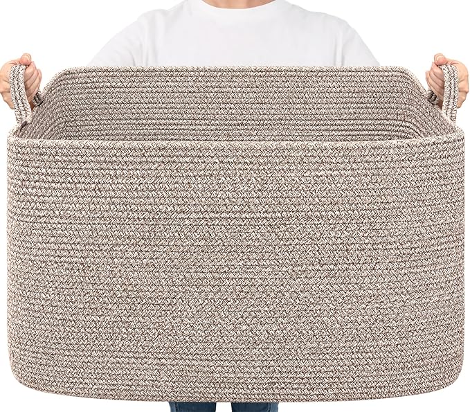 Goodpick Blanket Basket, Woven Baskets by Goodpick