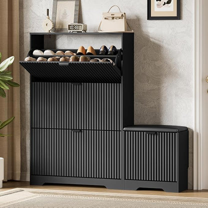 Xixini Shoe Storage Cabinet for Entryway by Xixini