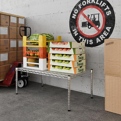 21" Deep x 36" Wide x 14" Height Wire Shelving Kit | 1-Tier | NSF Commercial - Image 5