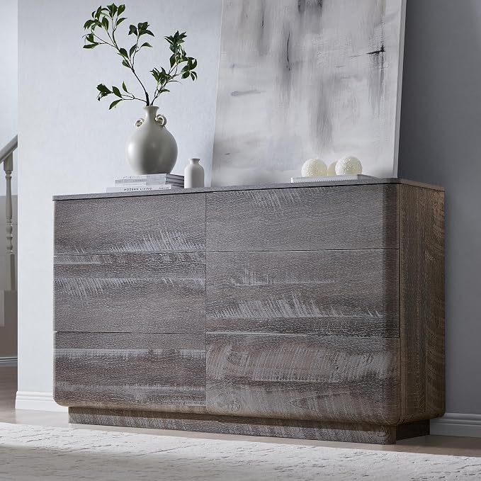 ACCOHOHO Modern 6 Drawer Dresser - Image 6