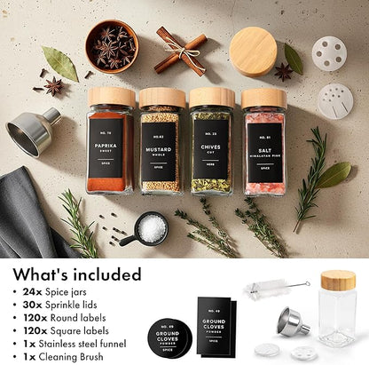 EDELHAUS® Square Spice Jars - Image 8